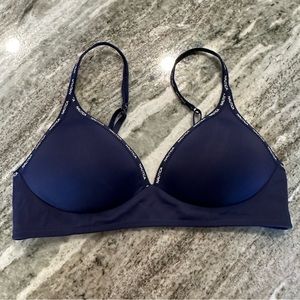 Nautica Navy Blue No Underwire Bra